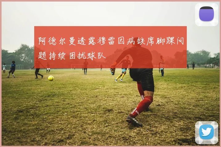 阿德尔曼透露穆雷因病缺席脚踝问题持续困扰球队