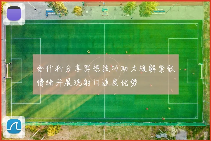 舍什科分享冥想技巧助力缓解紧张情绪并展现射门速度优势